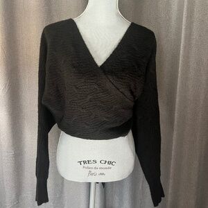 willow & root Wrap Sweater